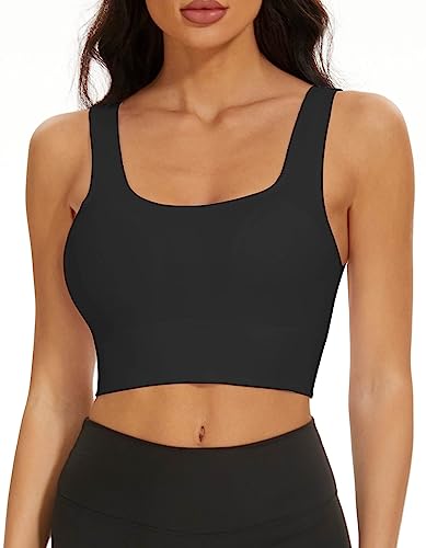 SIMIYA Women’s Comfort Seamless Crop Sports Bra