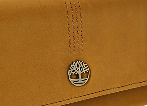 Timberland Women's RFID Leather Wallet Clutch, Wheat