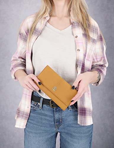 Timberland Women's RFID Leather Wallet Clutch, Wheat