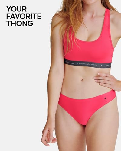 Danish Endurance Women's Invisible Thong 3-Pack