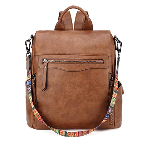 Fashionable Anti-Theft PU Leather Women's Backpack