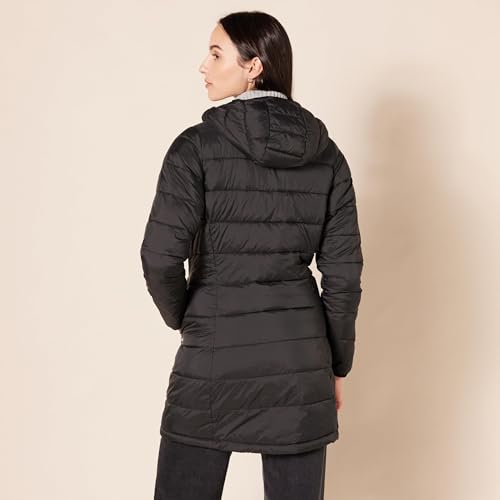 Women's Lightweight Water-Resistant Hooded Puffer Coat