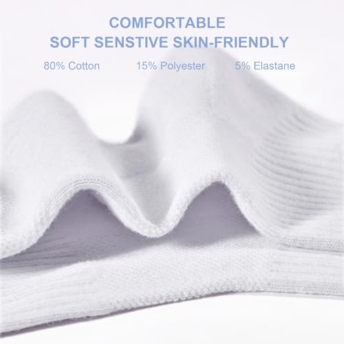 5 Pairs Women's Arch Support Sports Ankle Socks