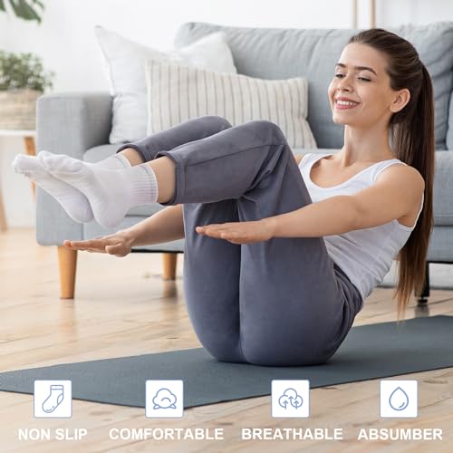 5 Pairs Women's Arch Support Sports Ankle Socks