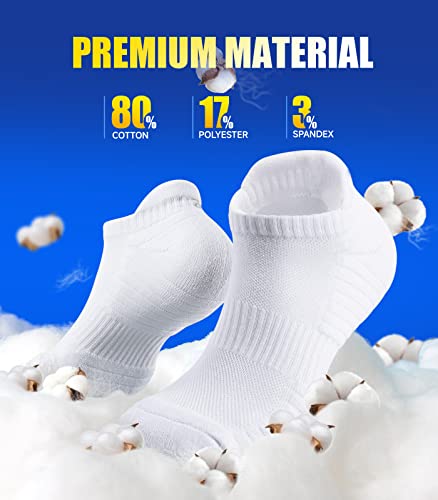 Cushioned Ankle Running Socks for Men and Women