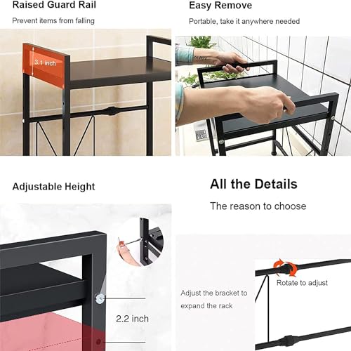 Multibao Expandable Microwave Shelf and Kitchen Rack