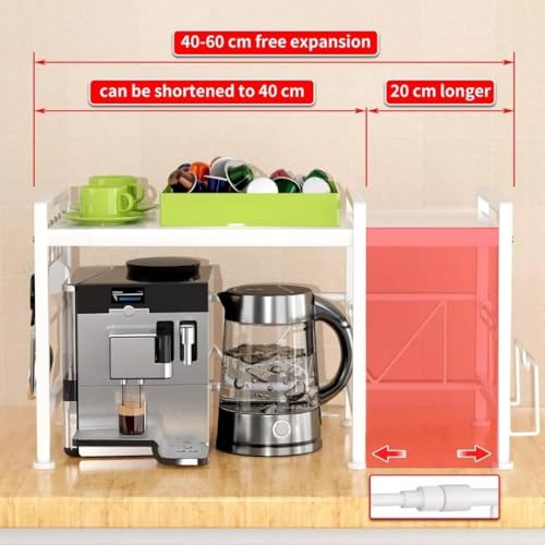 Multibao Expandable Microwave Shelf and Kitchen Rack