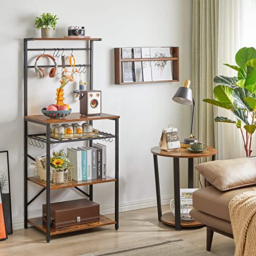 Industrial Kitchen Baker's Rack with Wine Holders