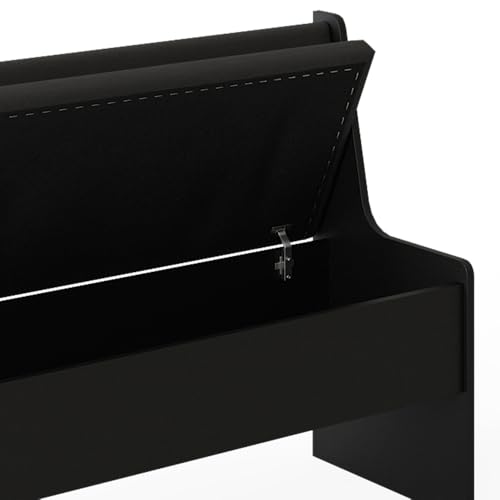 Vicco Black Corner Dining Room Bench, 106.6 cm
