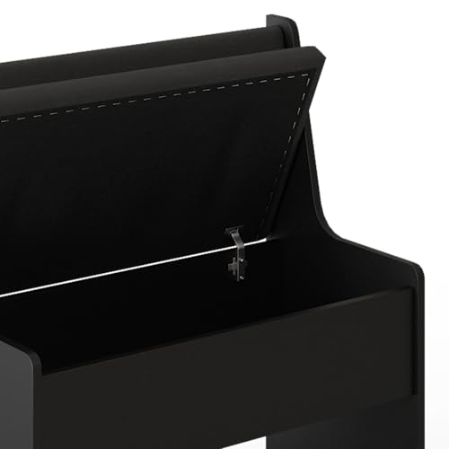 Roman Style Black Corner Dining Bench