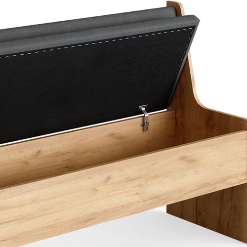 Stylish Sand/Anthracite Corner Bench for Dining Room