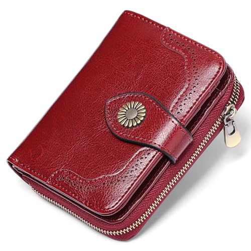 RFID Blocking Leather Wallet with Card Slots