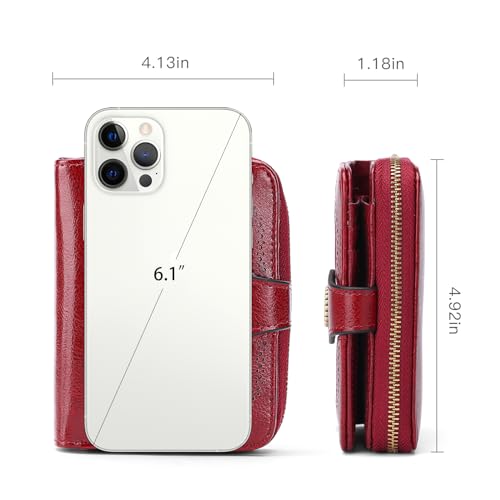 RFID Blocking Leather Wallet with Card Slots