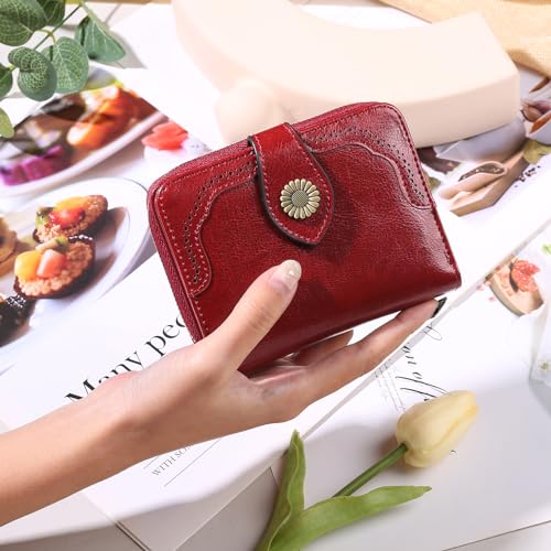 RFID Blocking Leather Wallet with Card Slots