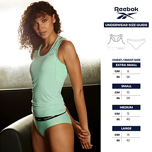 Reebok Women's Grey Marl Wireless Cropped Sports Top