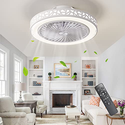 Bladeless Ceiling Fan with Lights & Remote Control