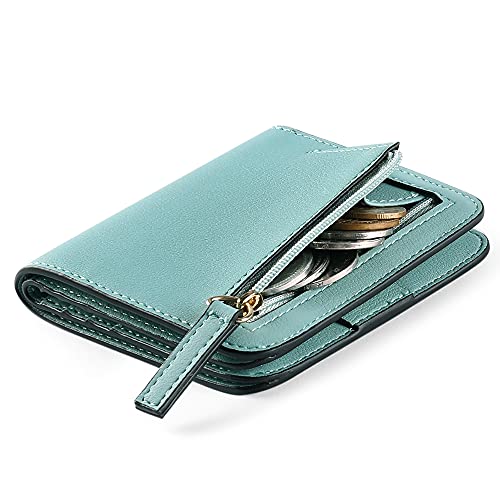GAEKEAO RFID Blocking Leather Bi-fold Wallet for Women