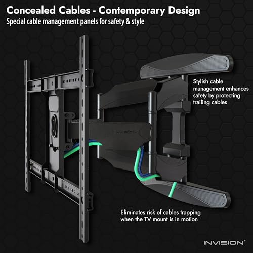 Invision Tilt & Swivel TV Wall Bracket Mount