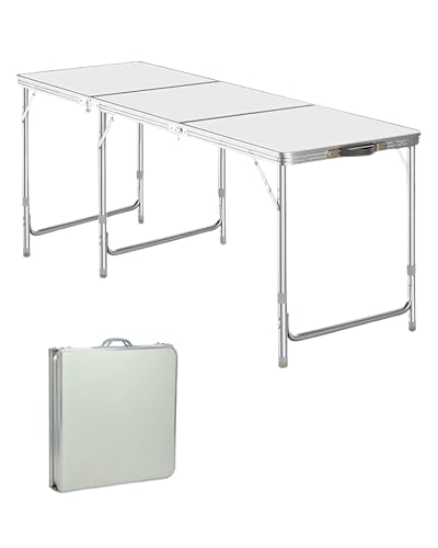 Portable 6ft Folding Table for Camping & Picnics