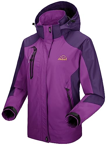 Women's Waterproof Ski Jacket - Lightweight Windbreaker