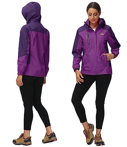 Women's Waterproof Ski Jacket - Lightweight Windbreaker