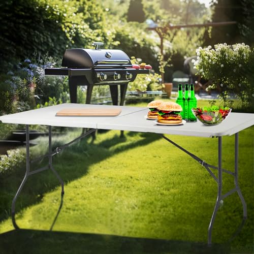 4ft Heavy Duty Folding Table for Events and Dining