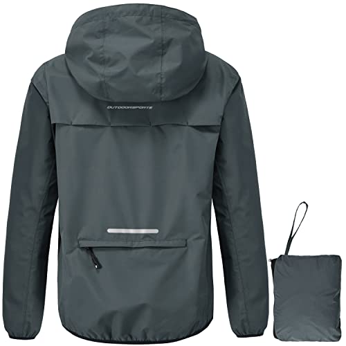 Women's Lightweight Waterproof Packable Rain Jacket