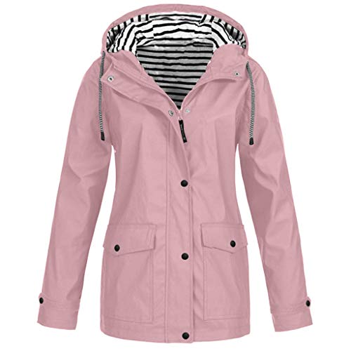Women's Lightweight Waterproof Packable Rain Jacket