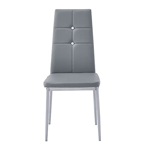 Panana Modern Faux Leather Dining Chairs Set