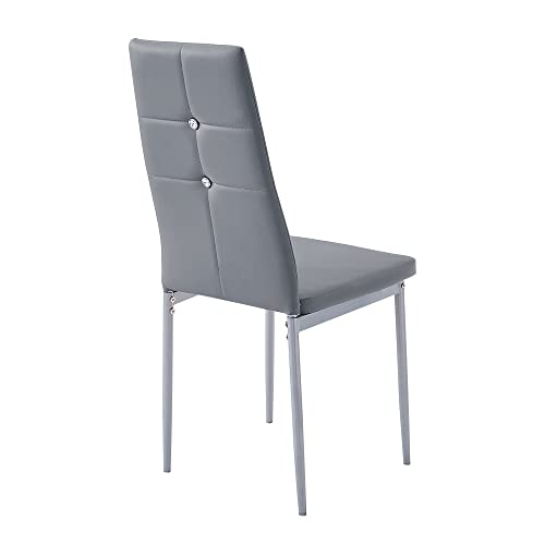 Panana Modern Faux Leather Dining Chairs Set