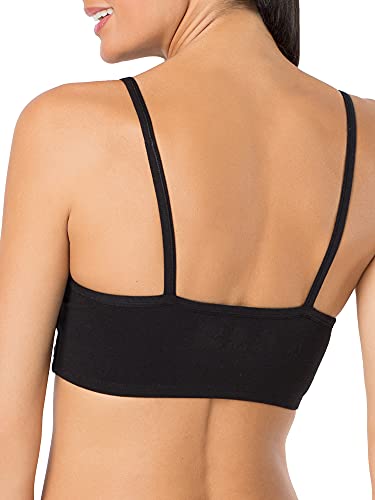 Fruit of the Loom Women's Spaghetti Strap Sports Bra 4-Pack