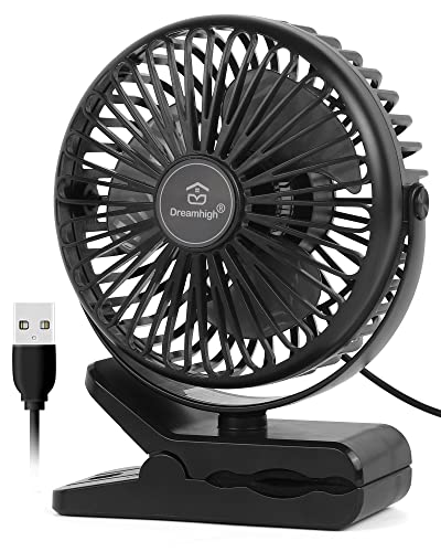 Dreamhigh® Portable USB Desk Fan, 360° Rotation