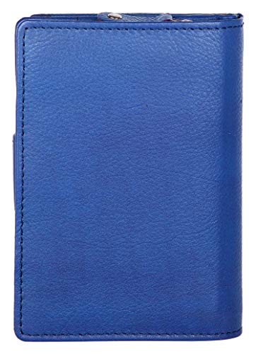 Royal Blue RFID Designer Leather Wallet for Women