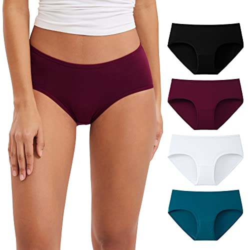 INNERSY Women's Cotton Sport Briefs Pack of 4