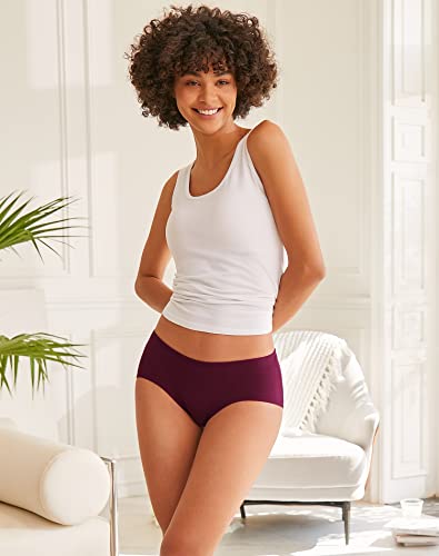 INNERSY Women's Cotton Sport Briefs Pack of 4