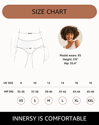 INNERSY Women's Cotton Sport Briefs Pack of 4