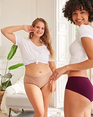 INNERSY Women's Cotton Sport Briefs Pack of 4