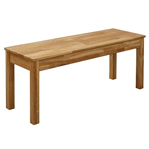 Tomas Solid Oak Wood Dining Bench Seat