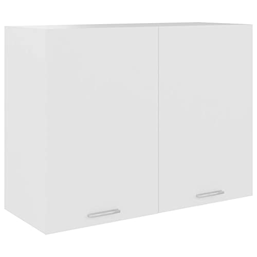 Scandinavian Style White Wall Hanging Cabinet