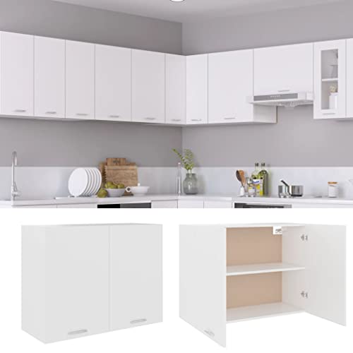 Scandinavian Style White Wall Hanging Cabinet