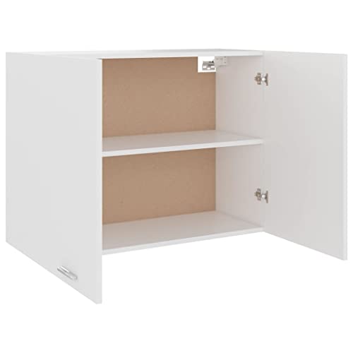 Scandinavian Style White Wall Hanging Cabinet