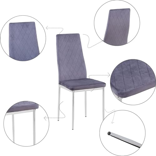 GOLDFAN 5-Piece Rectangular Dining Table Set