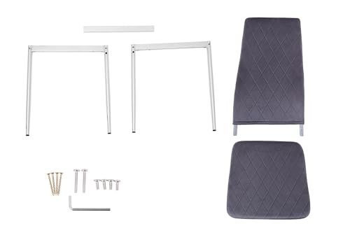GOLDFAN 5-Piece Rectangular Dining Table Set