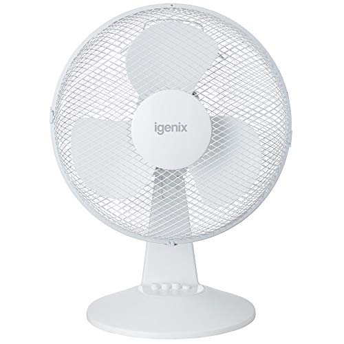Igenix 12-Inch Quiet Portable Desk Fan