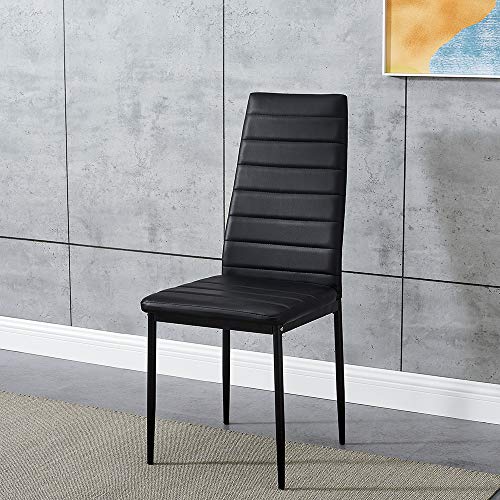 4-Seater Glass Top Dining Table and Chairs Set