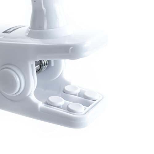 Compact 6-Inch Clip-On Fan - 2 Speed White