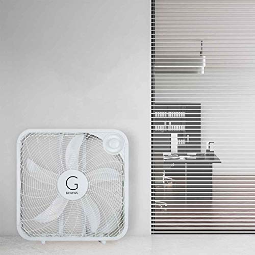 Genesis 20" White Box Fan with 3 Settings