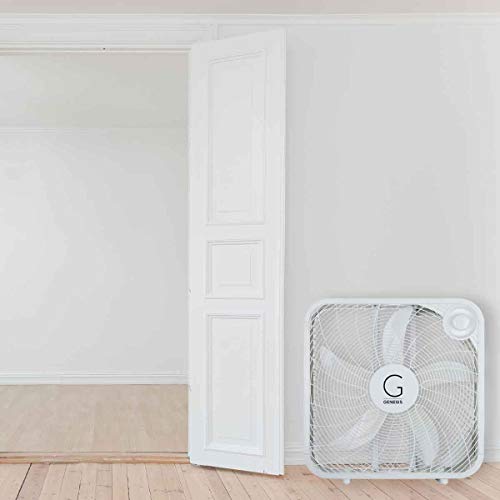 Genesis 20" White Box Fan with 3 Settings