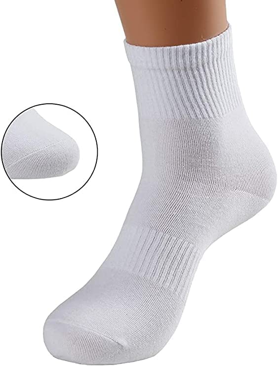 Combed Cotton Crew Socks for Men and Women