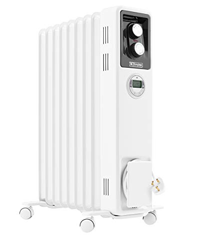 Portable Eco Radiator Electric Column Heater - 2kW